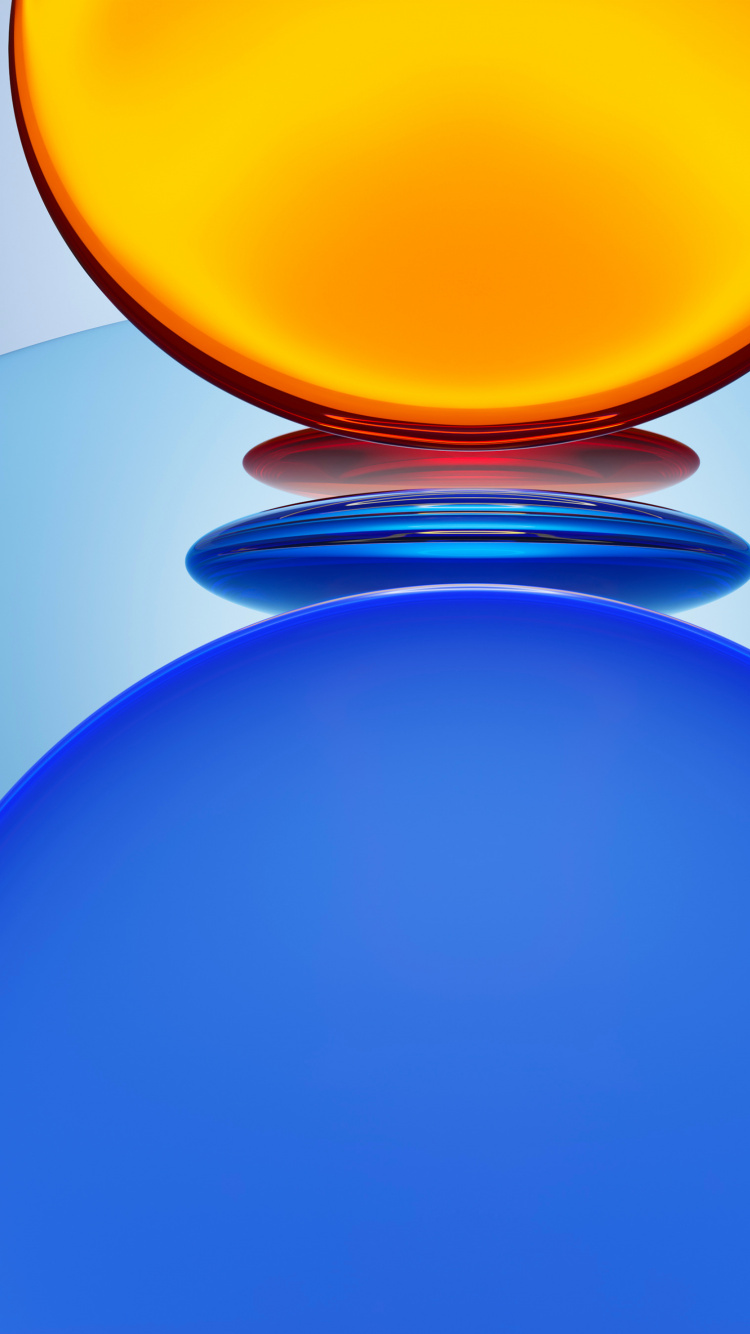 Huawei, Azul, Luz, Azure, Fila. Wallpaper in 750x1334 Resolution