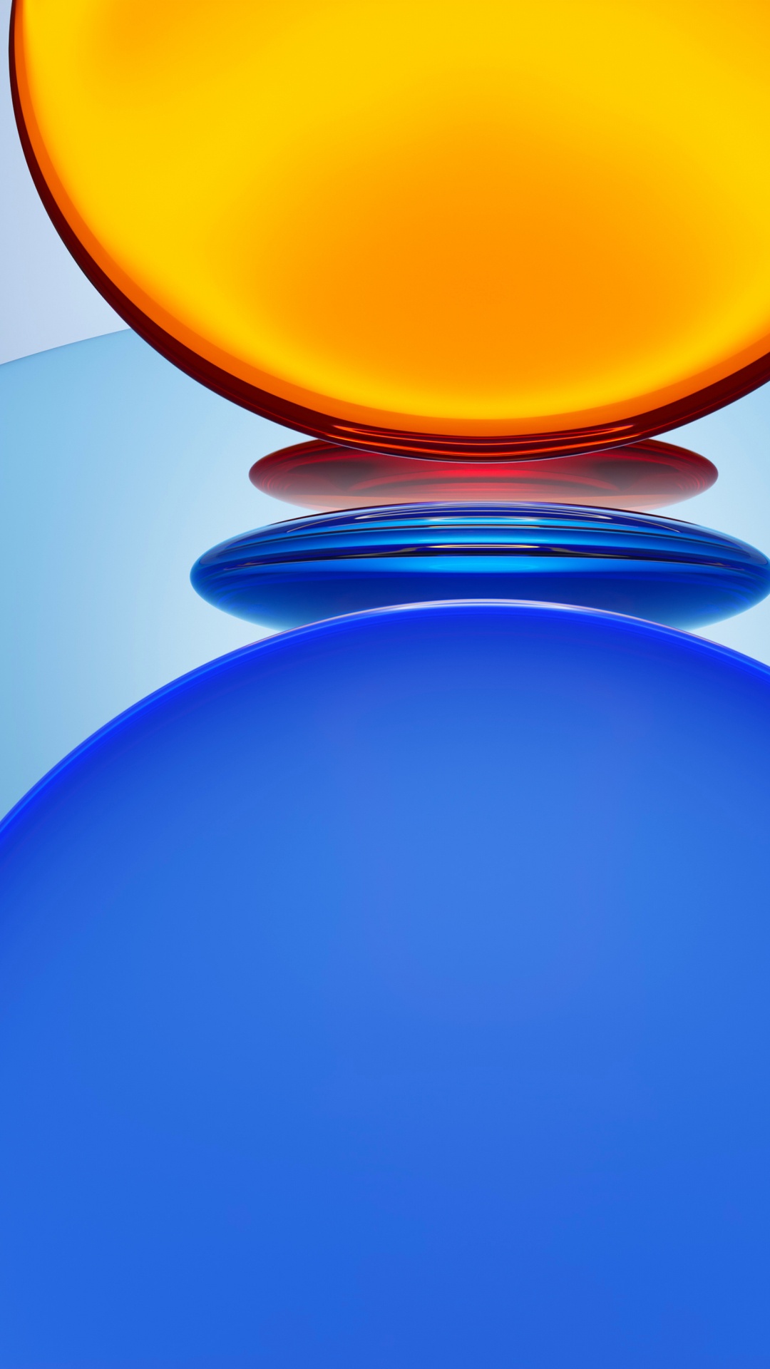 Huawei, la Pureté de la Couleur, Blue, Lumière, Azure. Wallpaper in 1080x1920 Resolution