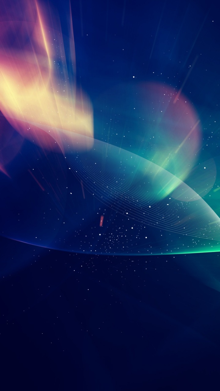 光, 气氛, 空间, 电蓝色的, 透镜的光晕 壁纸 720x1280 允许