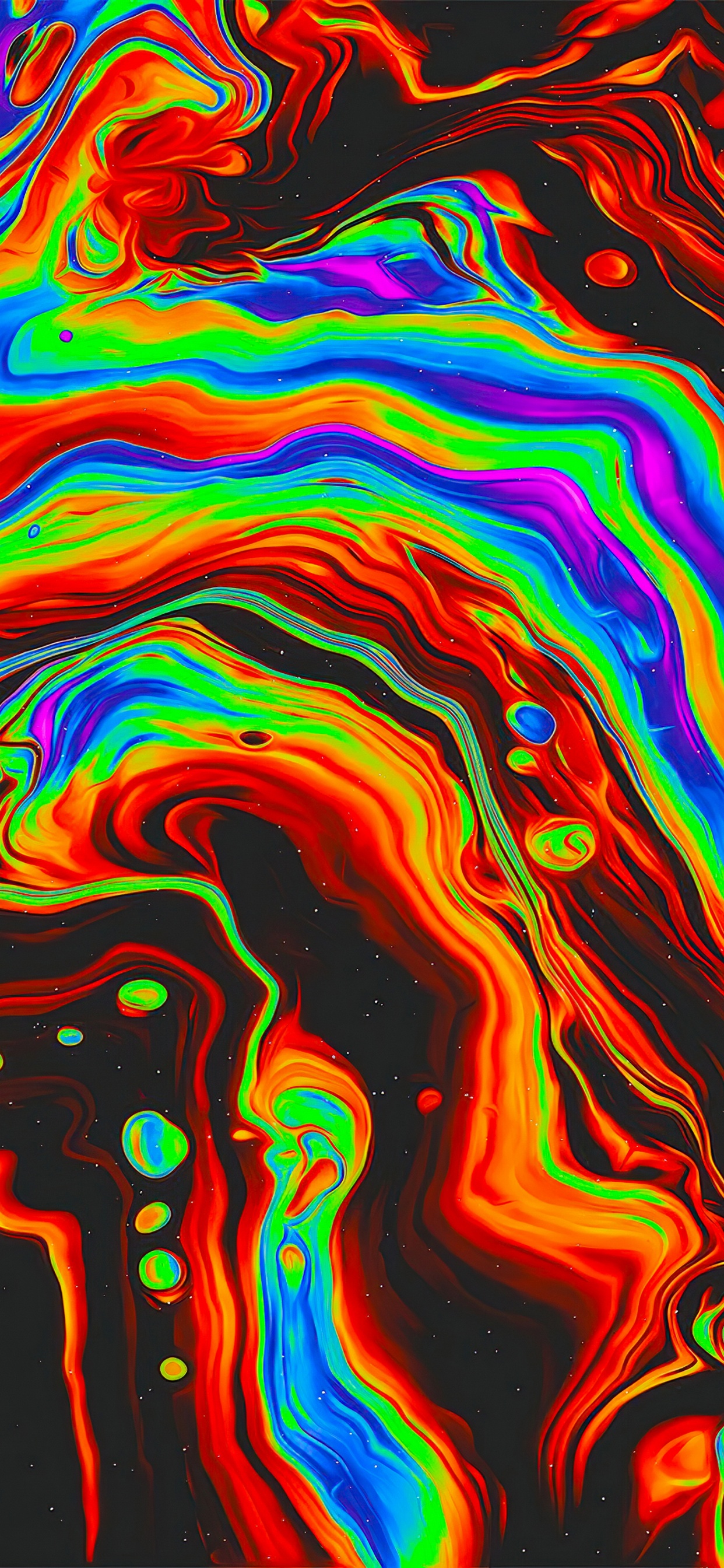 Acrylic Paint, Art, Psychedelic Art, Watercolor Painting, Painting. Wallpaper in 1242x2688 Resolution