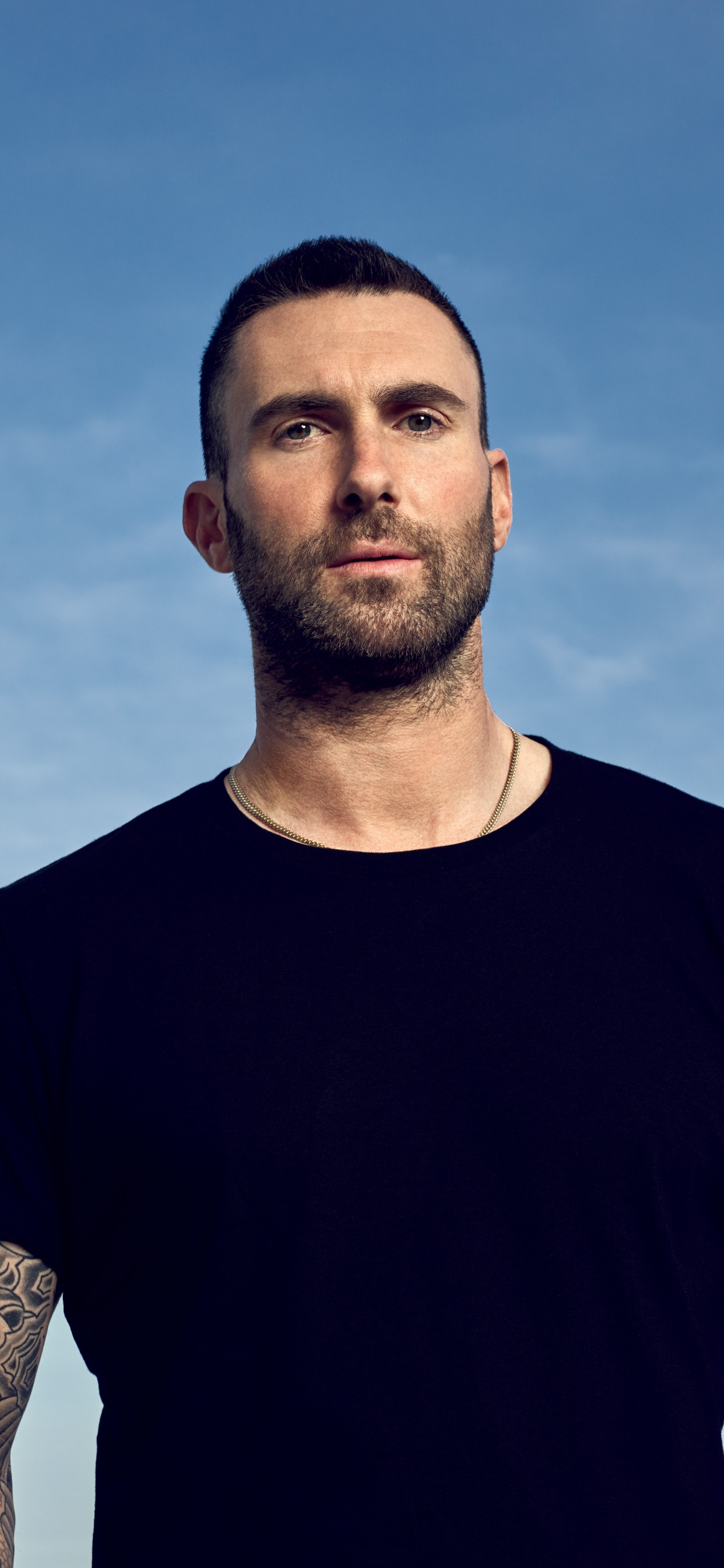 Adam Levine, Voix, Parfum, Bordeaux 5, Yves Saint Laurent. Wallpaper in 1242x2688 Resolution