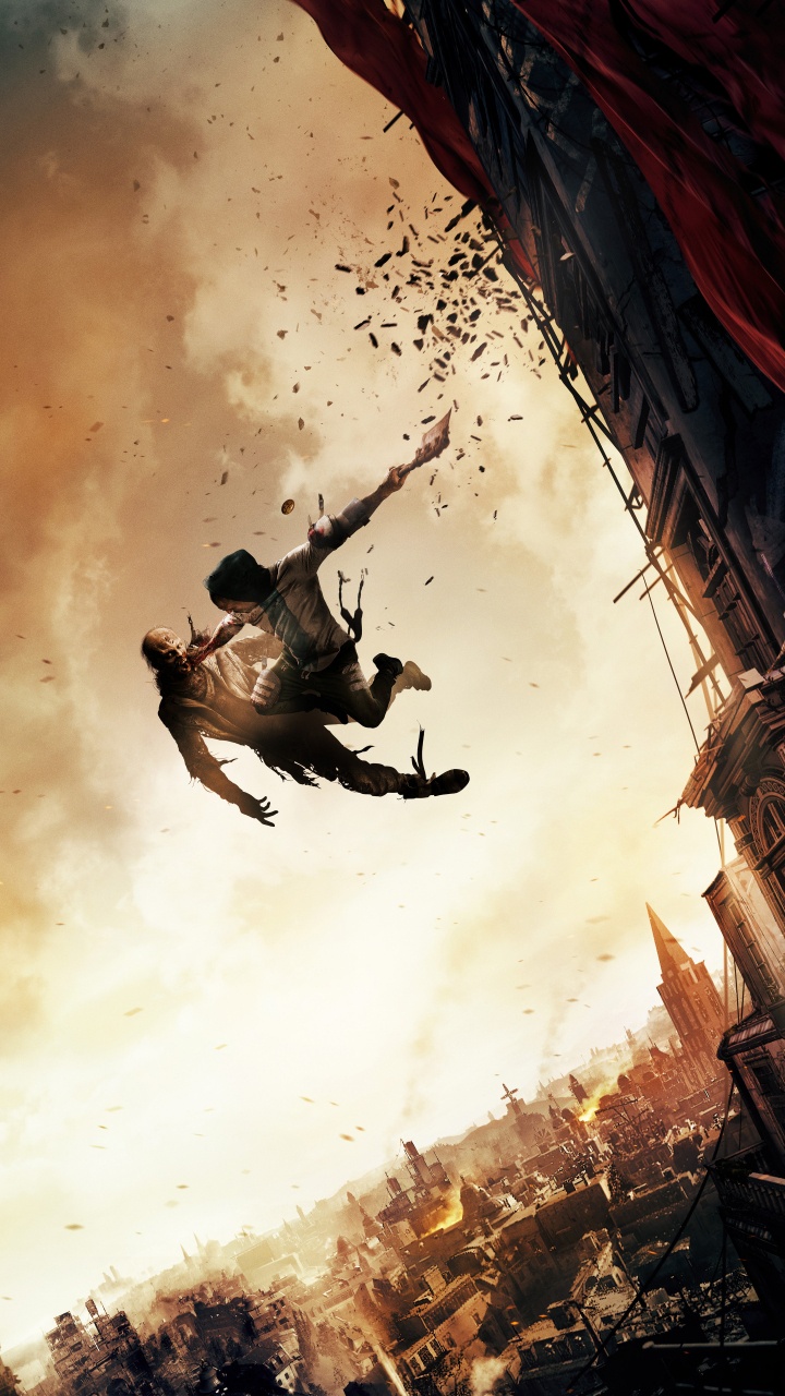 Dying Light 2 Stay Human, Dying Light, Aiden Caldwell, Techland, Zombie. Wallpaper in 720x1280 Resolution