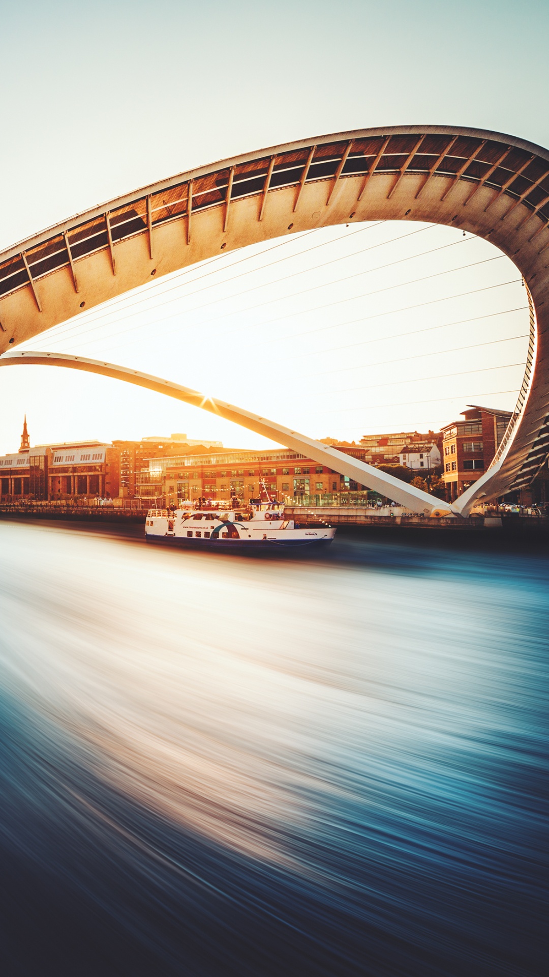 Bridge Over River During Daytime. Wallpaper in 1080x1920 Resolution
