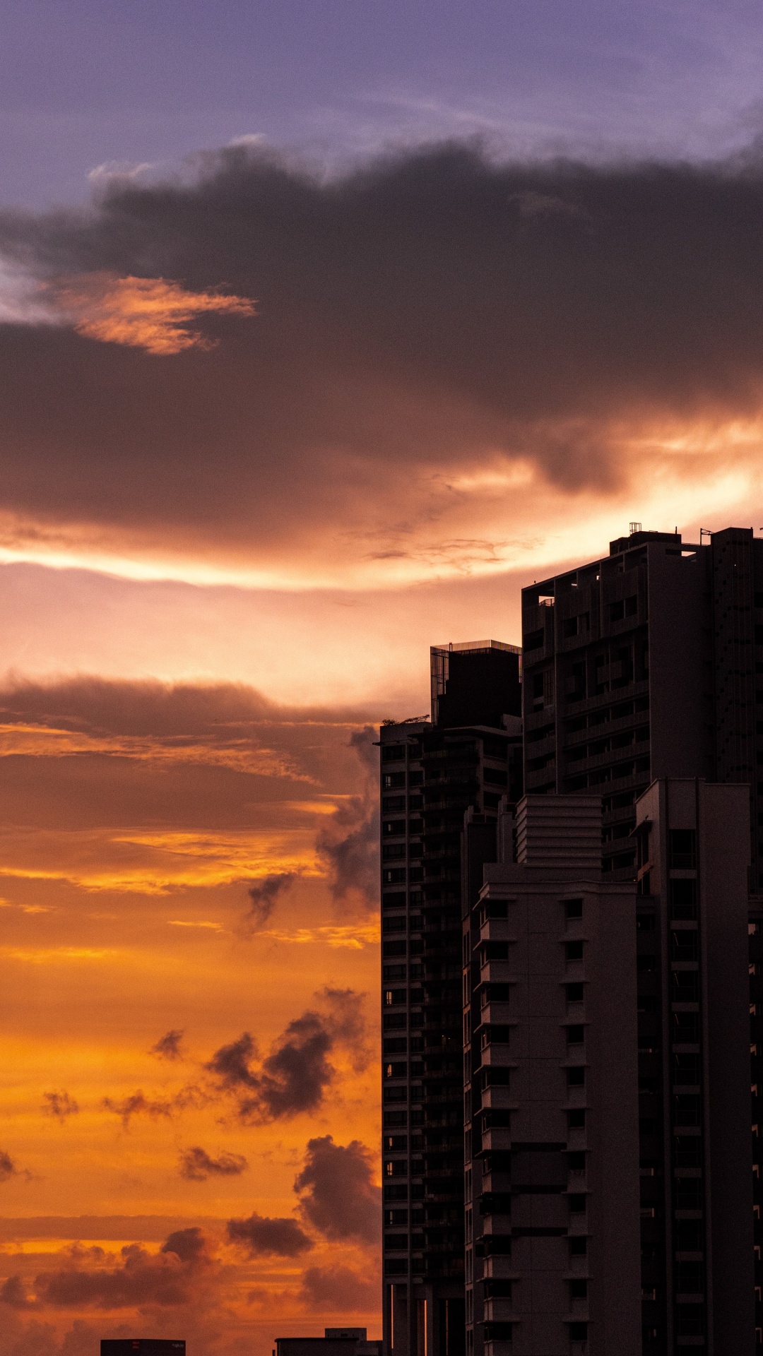 Skyscraper, Cloud, Building, Atmosphere, Orange. Wallpaper in 1080x1920 Resolution