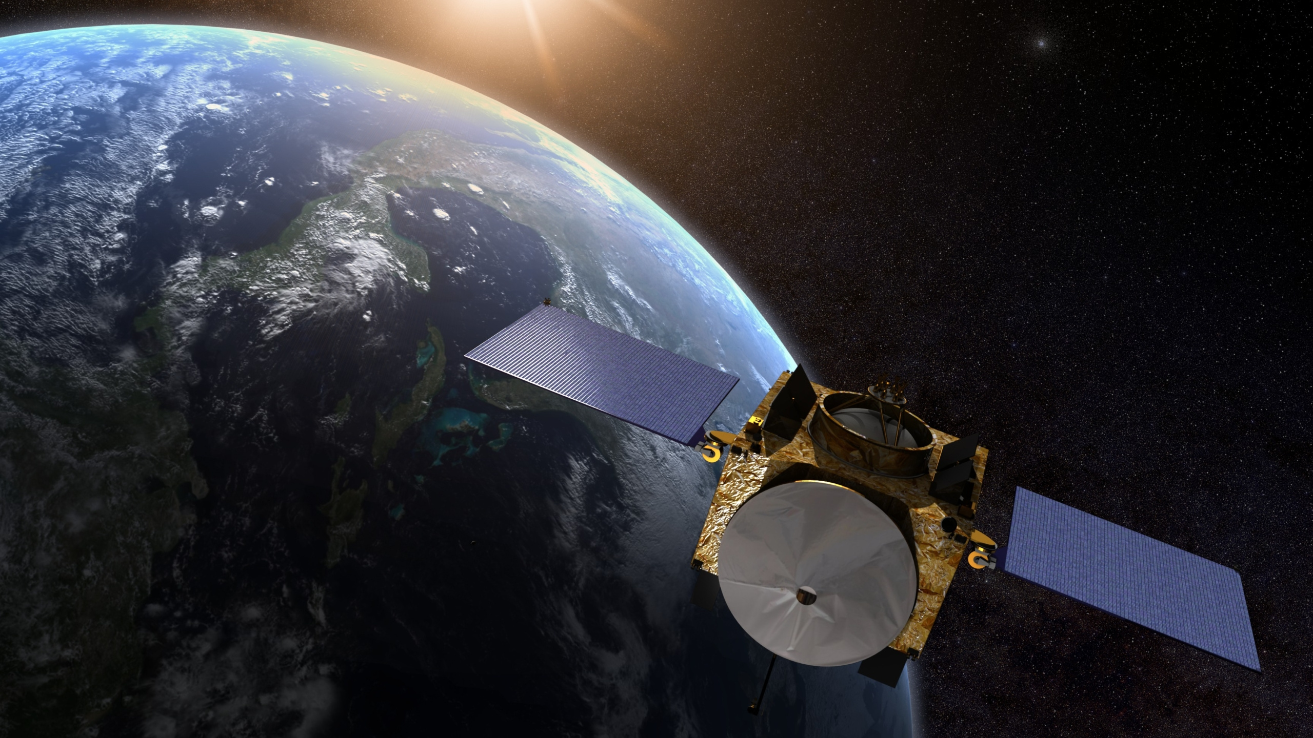 Osiris-rex, Tierra, Asteroide, Aterrizador, 101955 Bennu. Wallpaper in 2560x1440 Resolution