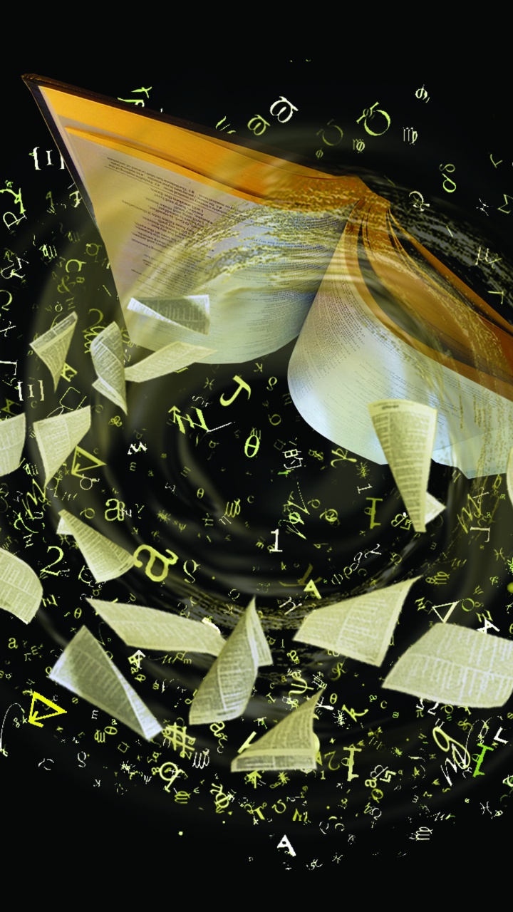 Black and White Abstract Painting. Wallpaper in 720x1280 Resolution