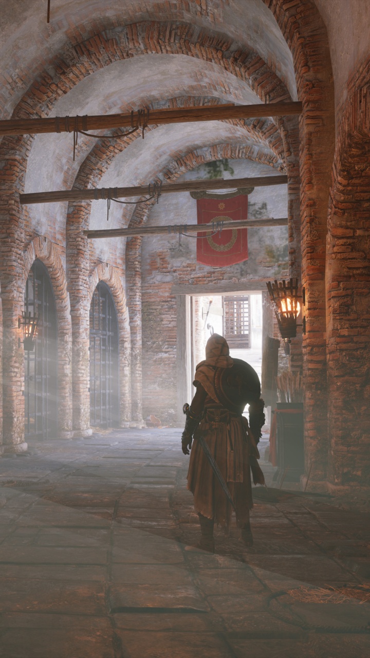 Assassins Creed Origines, Lieux Saints, Bâtiment, Arcade, Arch. Wallpaper in 720x1280 Resolution