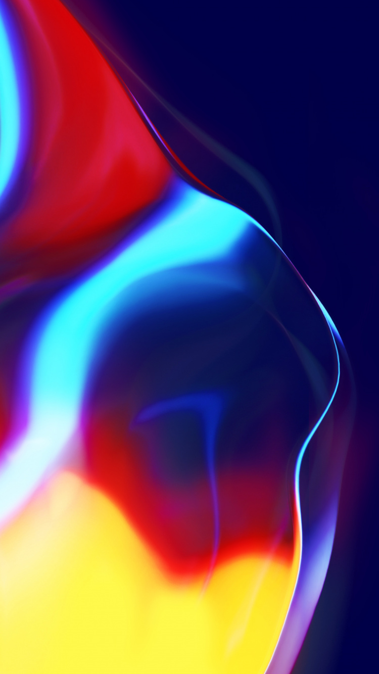 Neon, Ola, Luz, Compasión en Lugares Inverosímiles, Azul. Wallpaper in 750x1334 Resolution