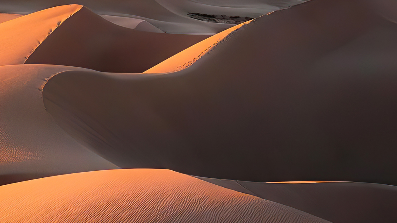 Singender Sand, Atmosphäre, Tageszeit, Natürlichen Umgebung, Orange. Wallpaper in 1366x768 Resolution