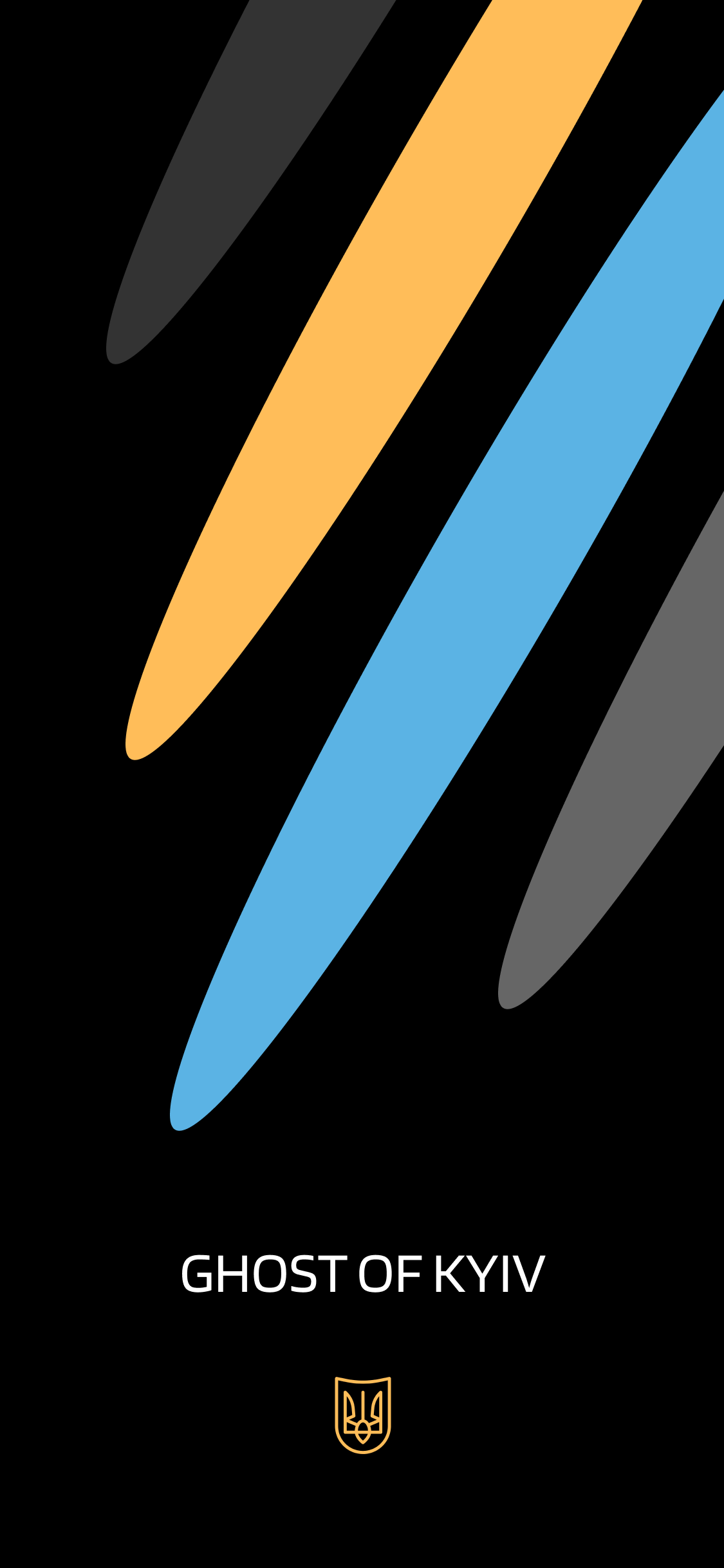 Ghost of Kyiv. Wallpaper in 1125x2436 Resolution