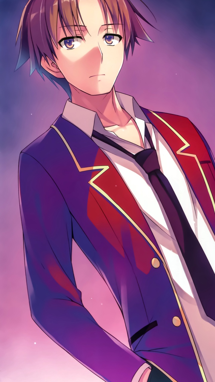 Classroom of The Elite, Kiyotaka Ayanokoji, Animated Cartoon, School, Cartoon. Wallpaper in 720x1280 Resolution