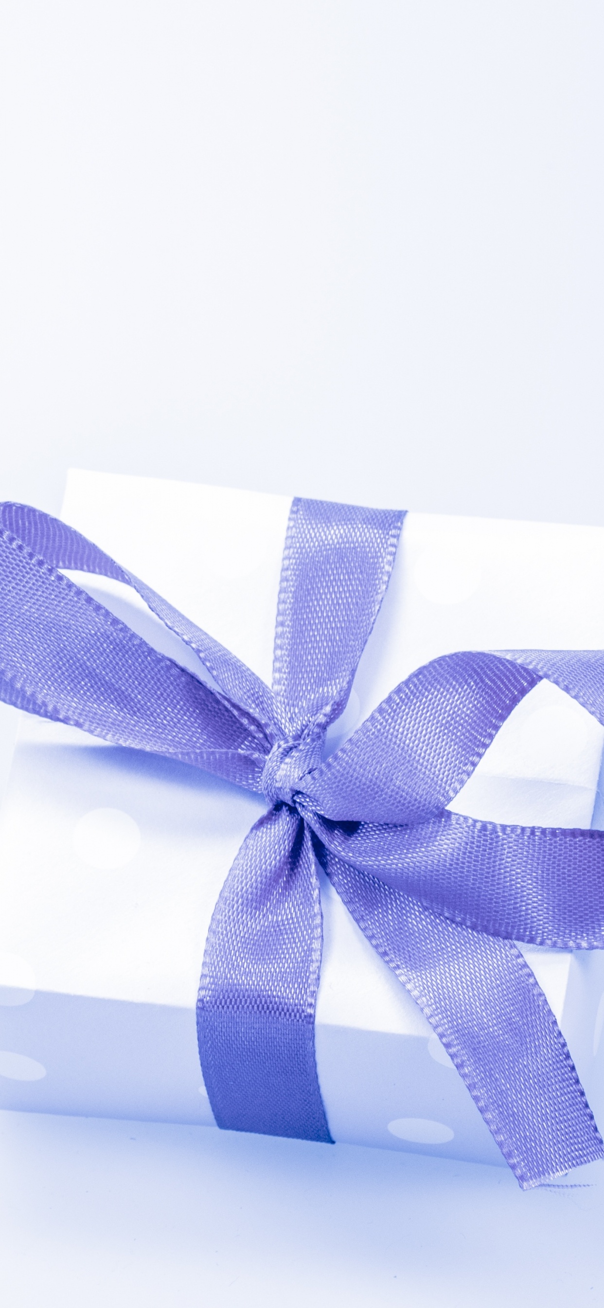 礼物, 礼品卡, 礼品包装, 丝带, 紫罗兰色 壁纸 1242x2688 允许