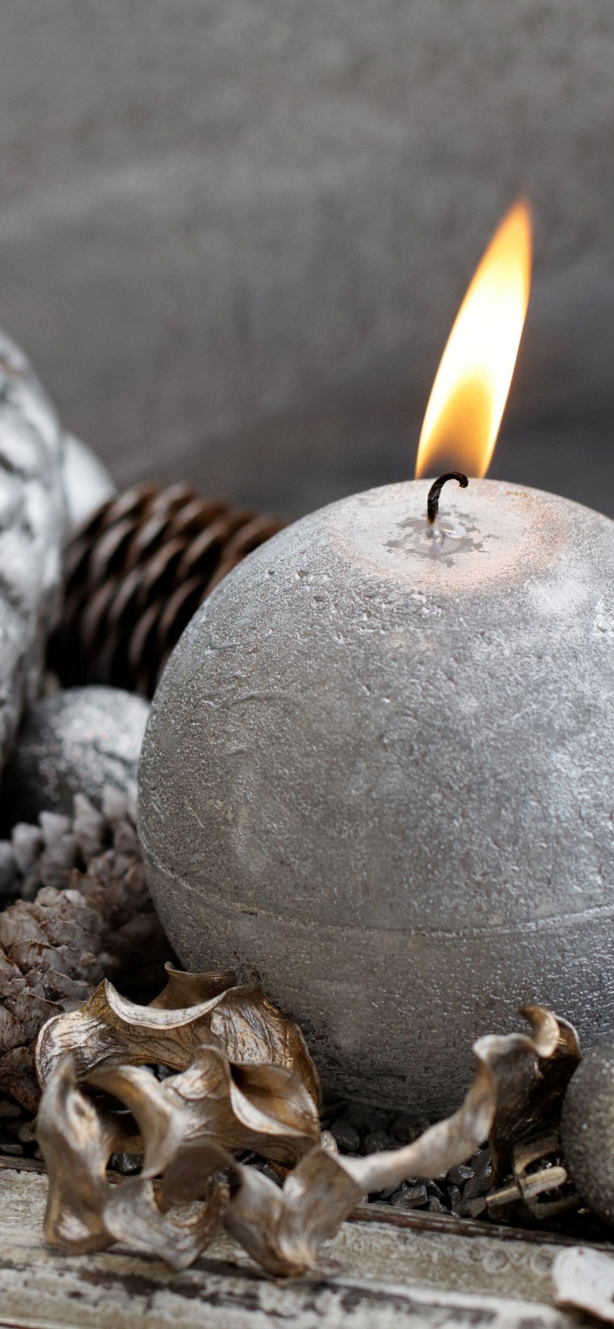 Candle, Christmas Decoration, Bricolage, Child, Adult. Wallpaper in 1242x2688 Resolution