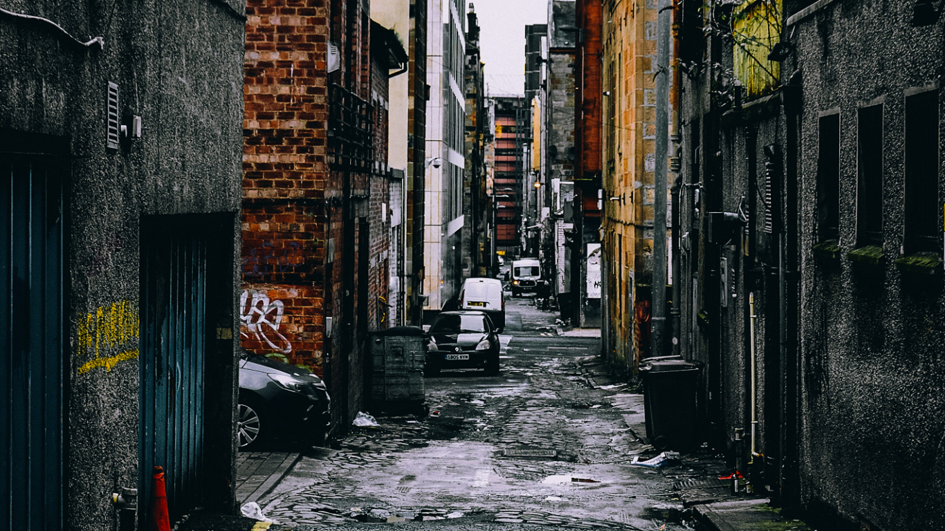 窗口, 沥青, 阳光, 街区 壁纸 1366x768 允许