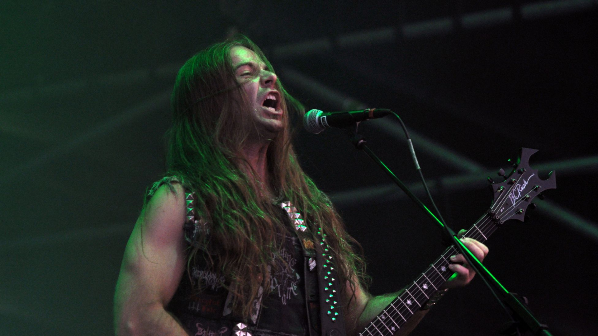 Gesang, Bass, Rockkonzert, Musiker, Leistung. Wallpaper in 1920x1080 Resolution