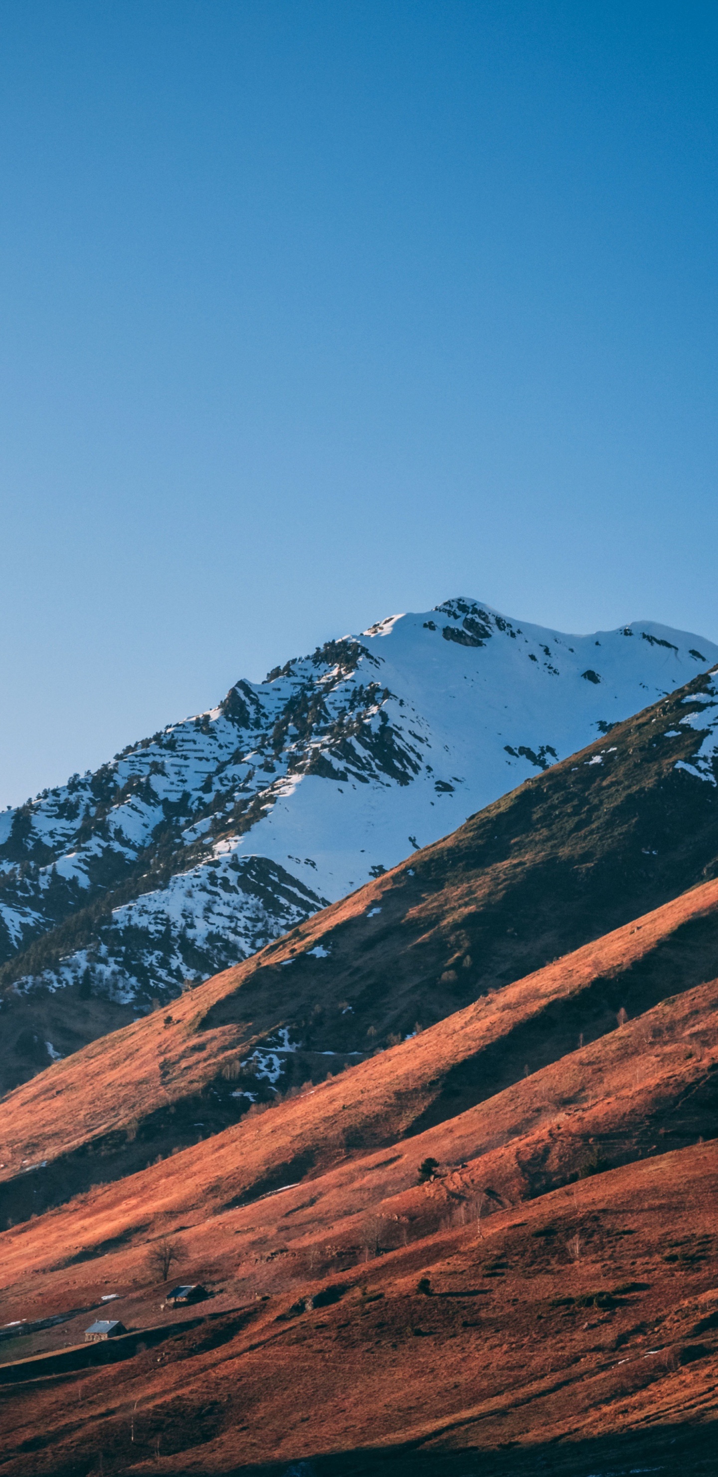 Neige, Nature, Gamme de Montagne, Colline, Hiver. Wallpaper in 1440x2960 Resolution