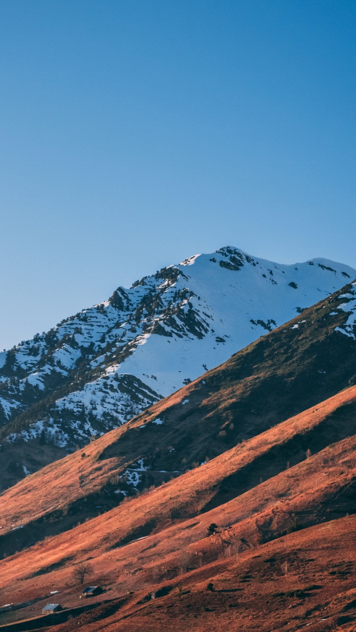 Neige, Nature, Gamme de Montagne, Colline, Hiver. Wallpaper in 720x1280 Resolution