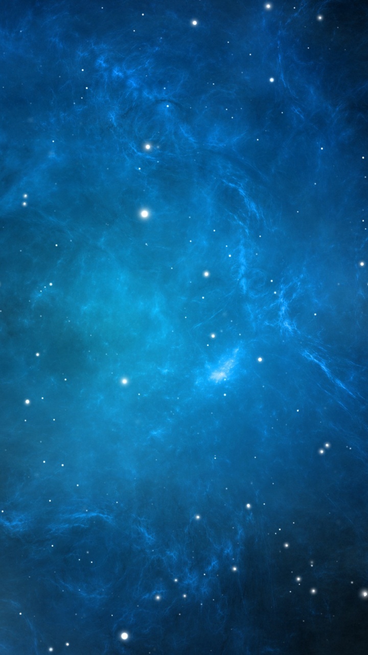 Blue and White Galaxy Illustration. Wallpaper in 720x1280 Resolution