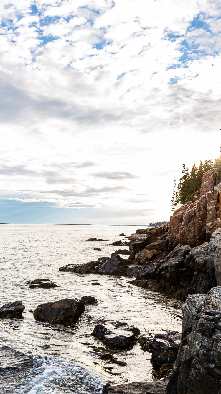 Meer, Cloud, Wasser, Fenster, Azure. Wallpaper in 750x1334 Resolution