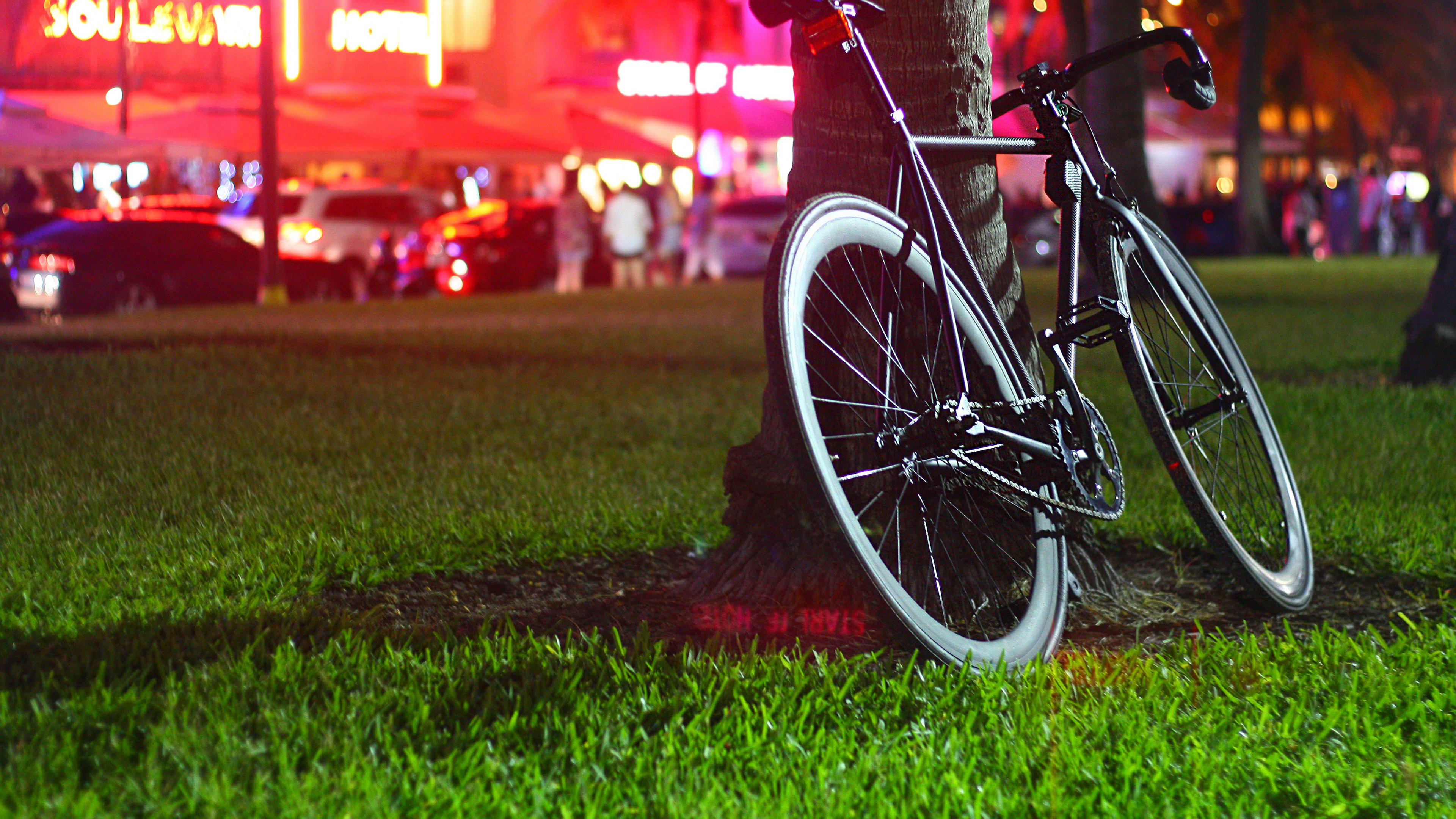 Bicicleta de Carretera, Motocicleta, Bicicleta de Una Sola Velocidad, Fixie - Negro, Ciclismo. Wallpaper in 3840x2160 Resolution