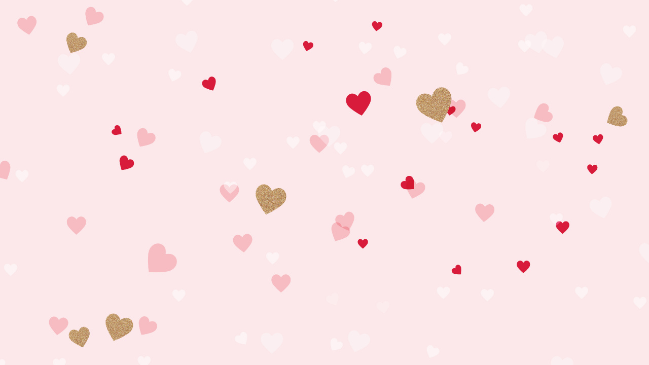 Cœur, Pink, le Jour de Valentines, Conception, Pétale. Wallpaper in 1280x720 Resolution