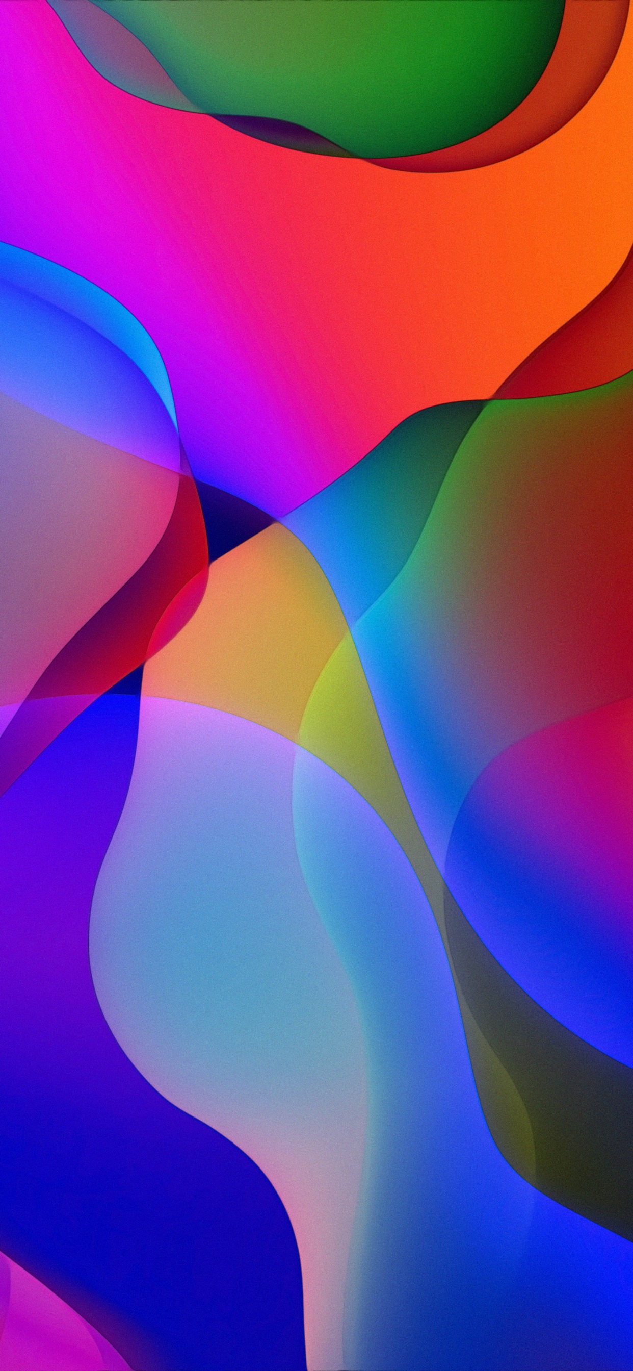 视觉艺术, 图形设计, 艺术, 色彩, Azure 壁纸 1242x2688 允许