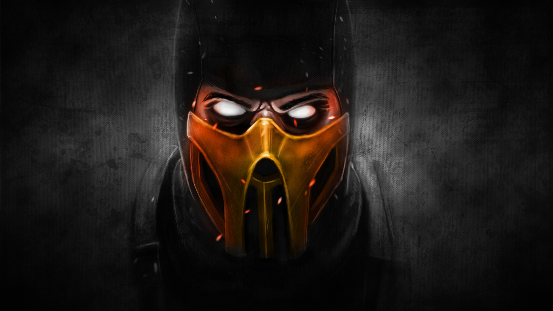 Mortal Kombat x, Scorpion, Helmet, Headgear, Games. Wallpaper in 1920x1080 Resolution