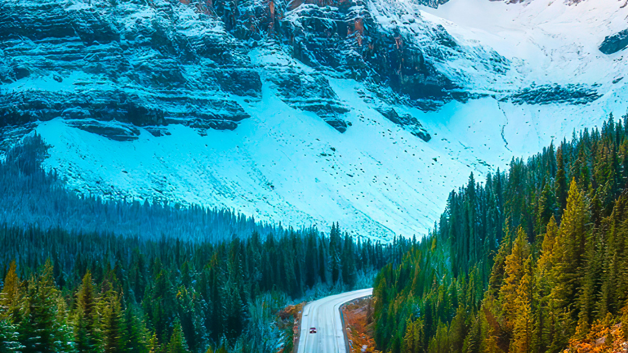 Apples, Ios, Mountain, Plant, Cloud. Wallpaper in 1280x720 Resolution