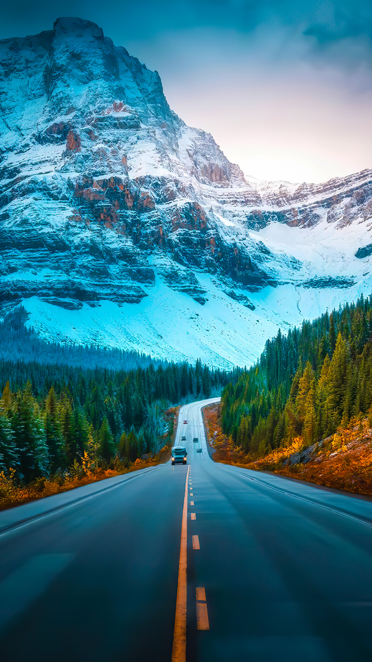 Manzana, Ios, Montaña, Luz, Paisaje Natural. Wallpaper in 750x1334 Resolution