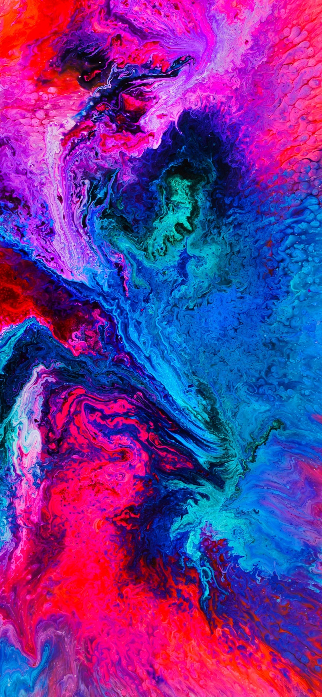 Artes Visuales, Pintura Acrílica, Pintura de Arte, Azul, Pintura. Wallpaper in 1125x2436 Resolution