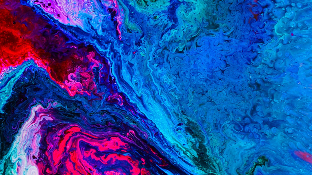 Arts Visuels, Peinture Acrylique, Peinture D'art, Blue, Peinture. Wallpaper in 1280x720 Resolution