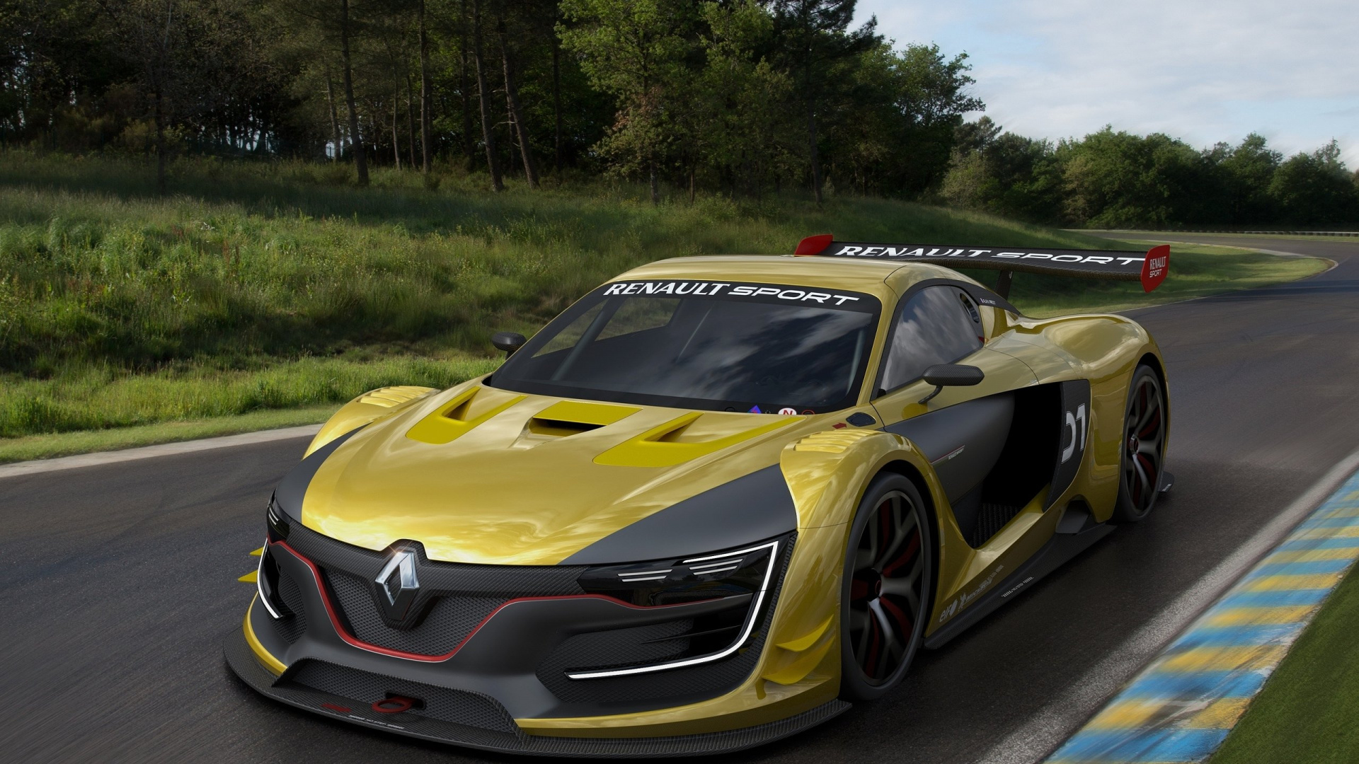 Yellow and Black Lamborghini Aventador on Road During Daytime. Wallpaper in 1920x1080 Resolution