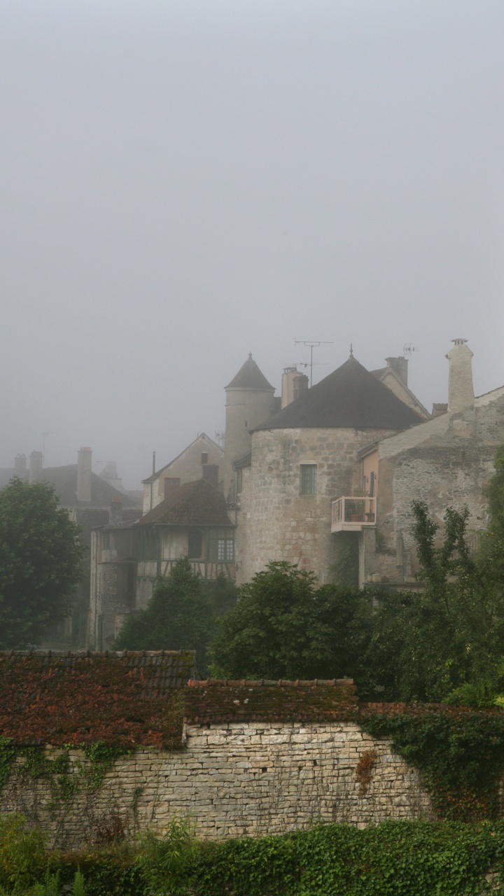 Edificio de Ladrillo Marrón Cerca de Árboles Verdes Durante el Día. Wallpaper in 720x1280 Resolution