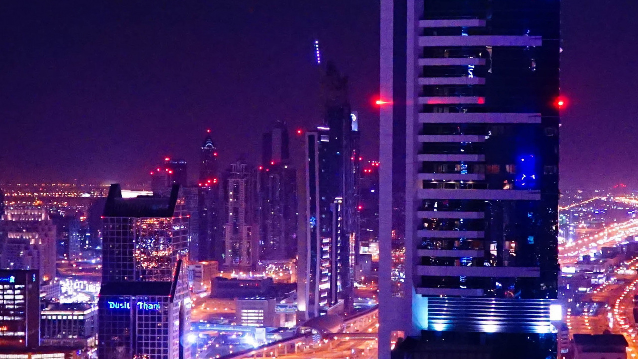 Level 43 Sky Lounge, Dubai, Skyscraper, Building, Tower Block. Wallpaper in 1280x720 Resolution