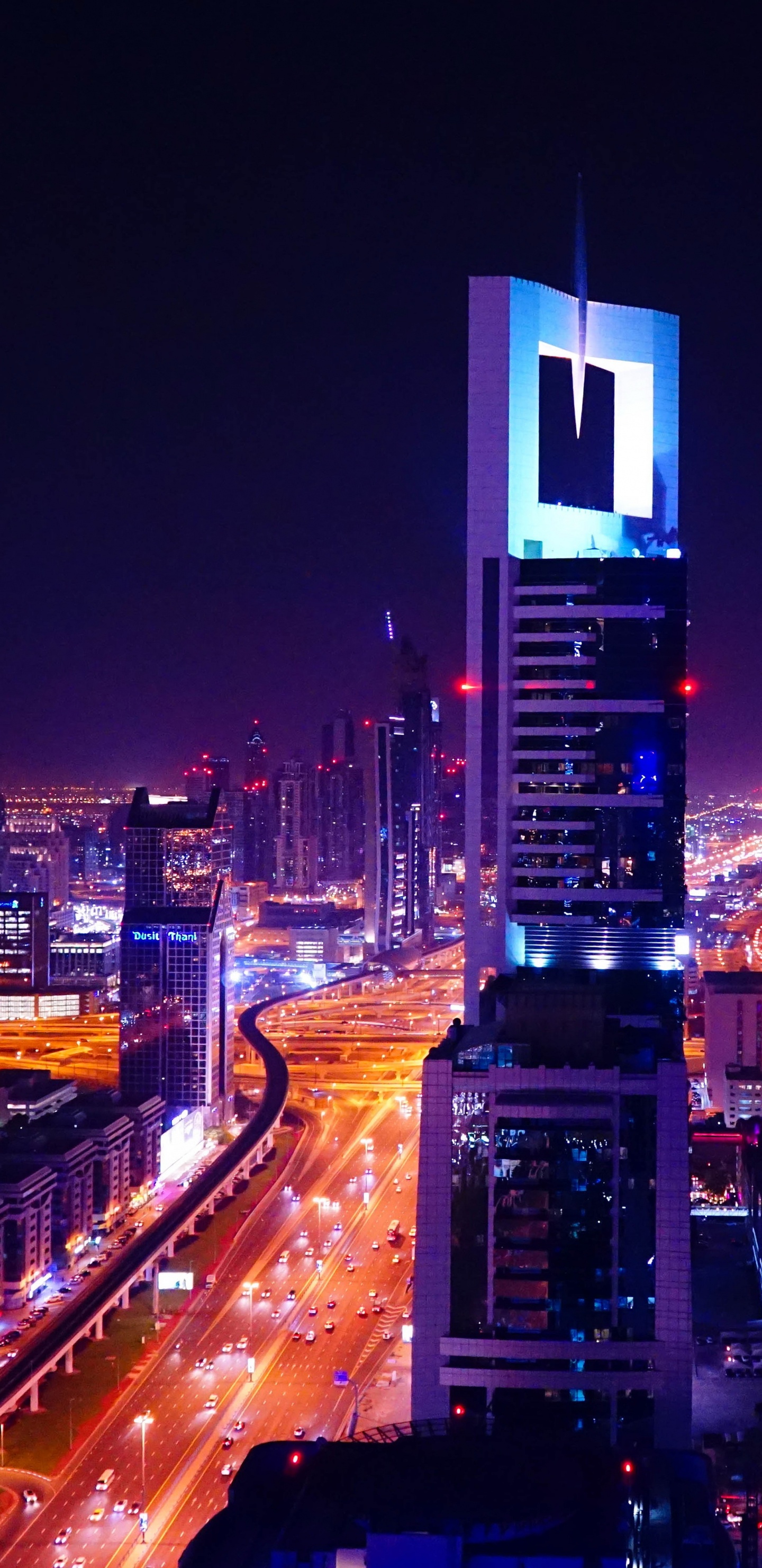 Salón Del Cielo Del Nivel 43, Dubai, Edificio, Torre de Bloques, Electricidad. Wallpaper in 1440x2960 Resolution