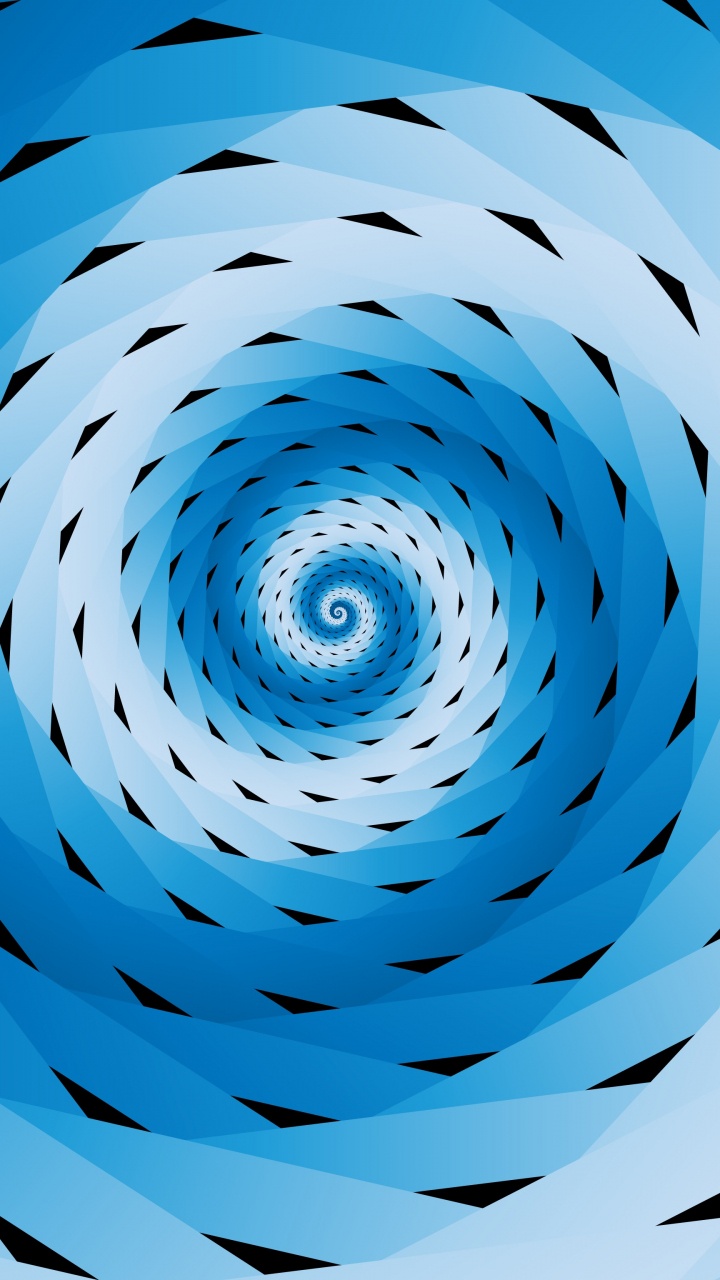 Braunes Spiralmuster Auf Weißem Hintergrund. Wallpaper in 720x1280 Resolution