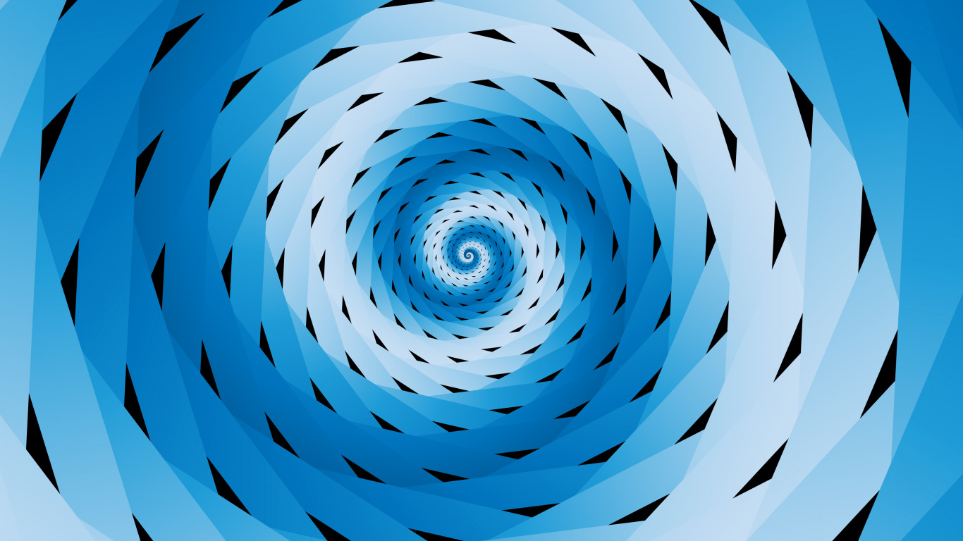 Patrón de Espiral Marrón Sobre Fondo Blanco. Wallpaper in 1366x768 Resolution