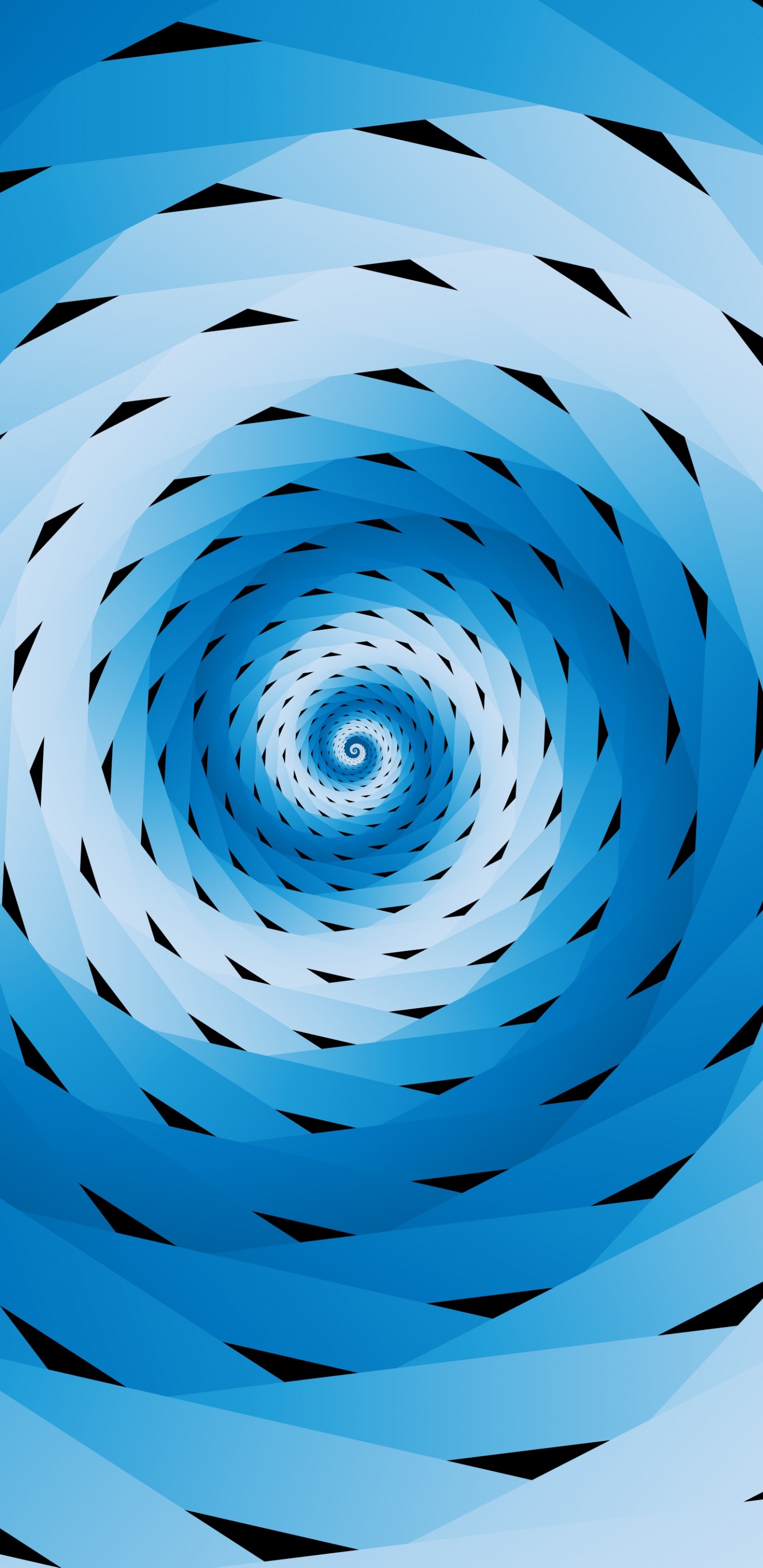 Patrón de Espiral Marrón Sobre Fondo Blanco. Wallpaper in 1440x2960 Resolution