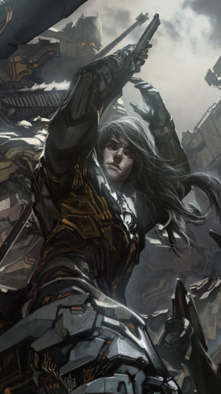 Arte, Ilustración, Arte Digital, Demonio, Juego de Pc. Wallpaper in 750x1334 Resolution