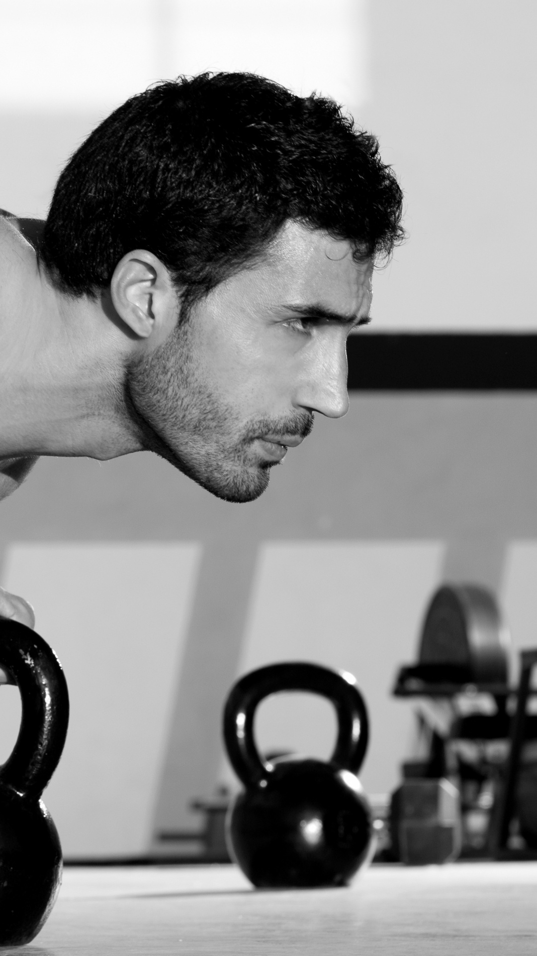 Kettlebell, Physical Fitness, Strength Training, Weight Training, Weights. Wallpaper in 1080x1920 Resolution