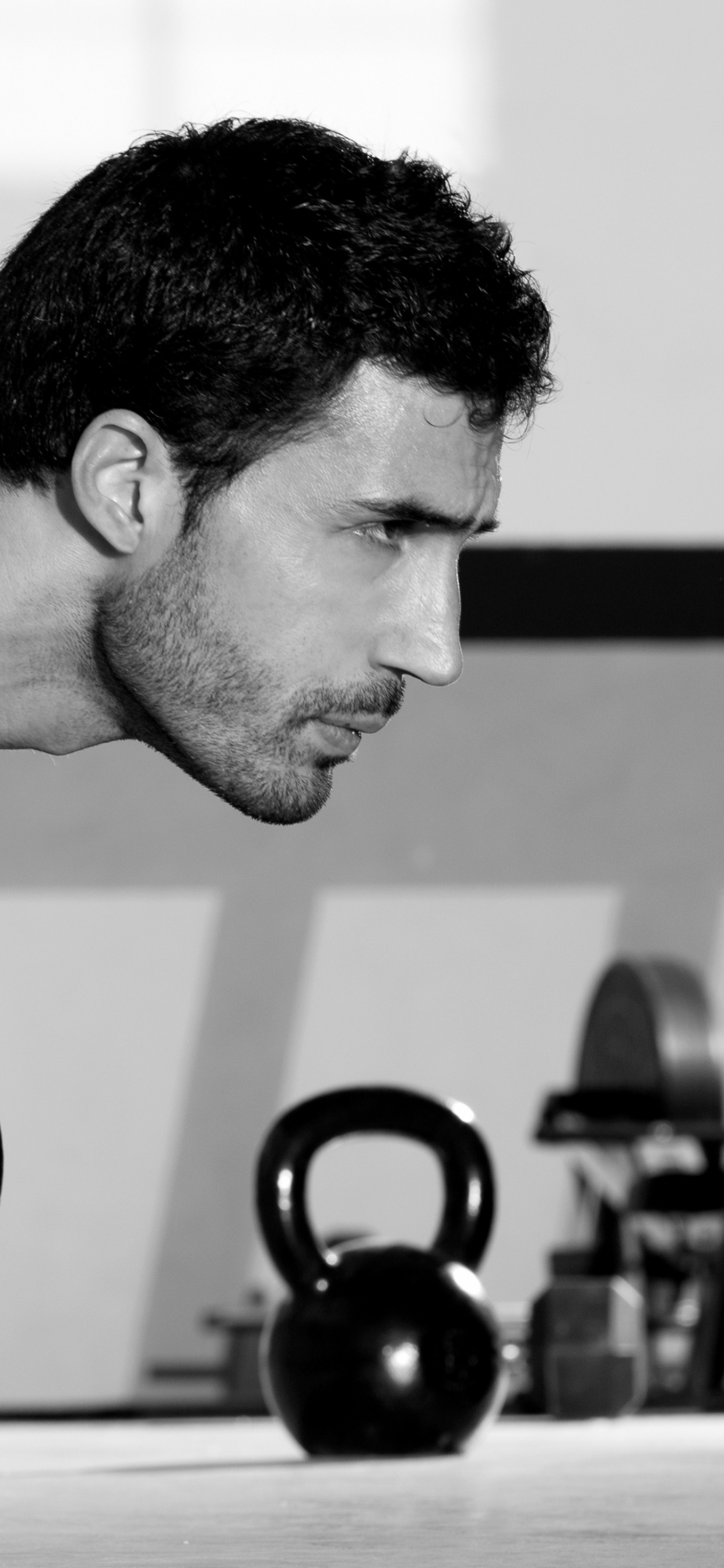 Kettlebell, Physical Fitness, Strength Training, Weight Training, Weights. Wallpaper in 1242x2688 Resolution
