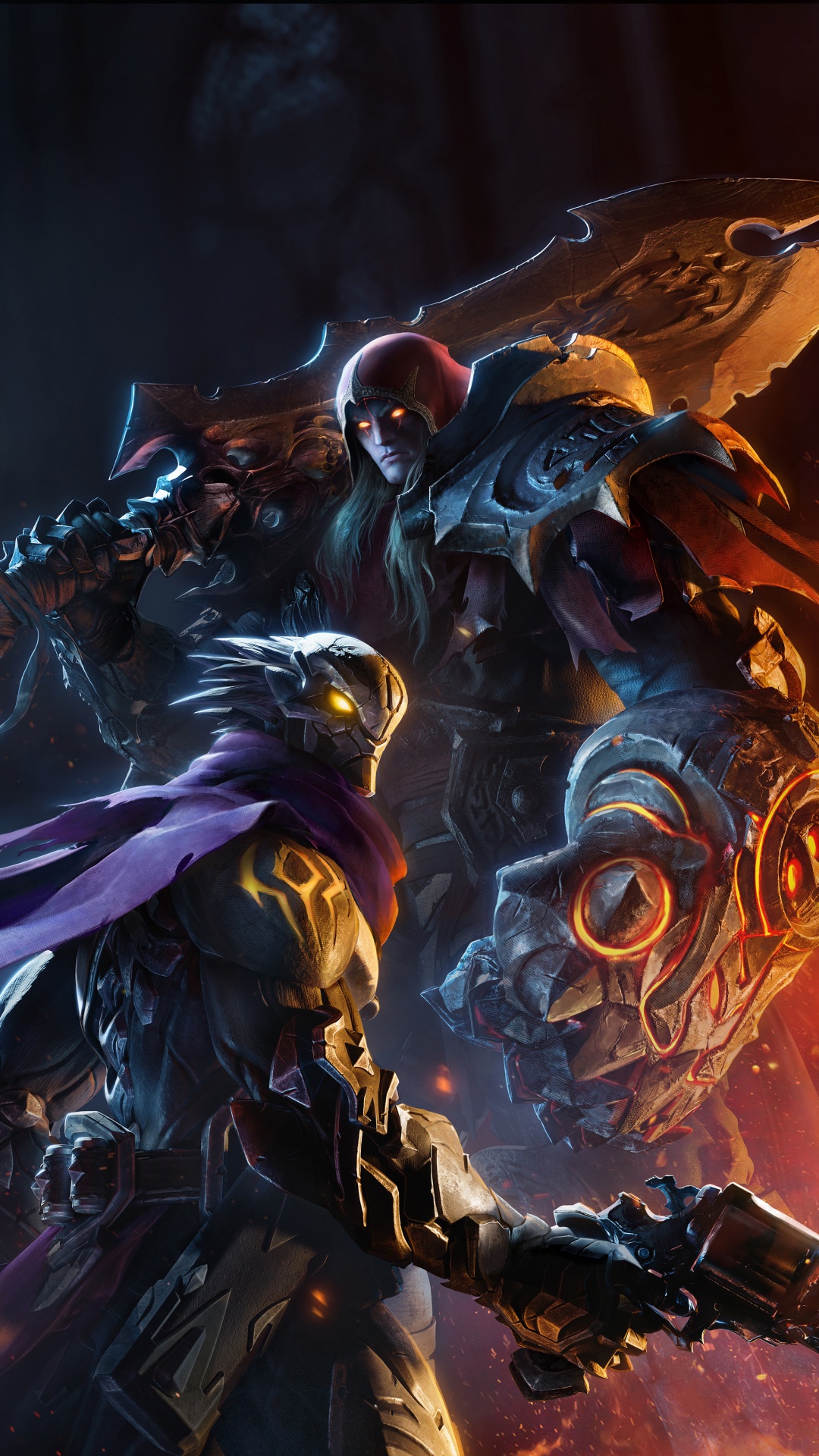 Darksiders, Démon, Jeu Pc, Obscurité, Composition Numérique. Wallpaper in 1080x1920 Resolution