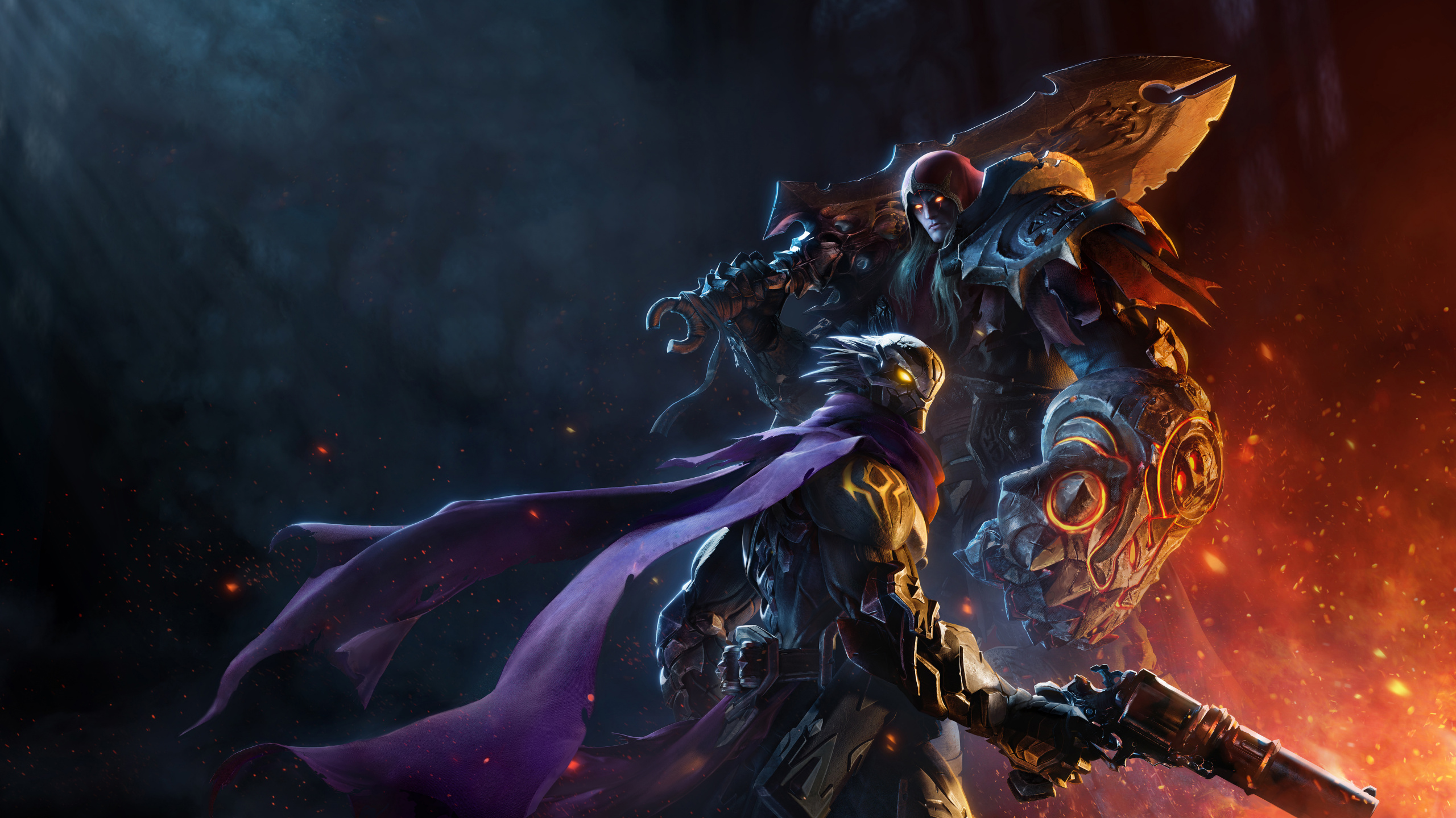 Darksiders, Demonio, Juego de Pc, Composición Digital, Espacio. Wallpaper in 2560x1440 Resolution