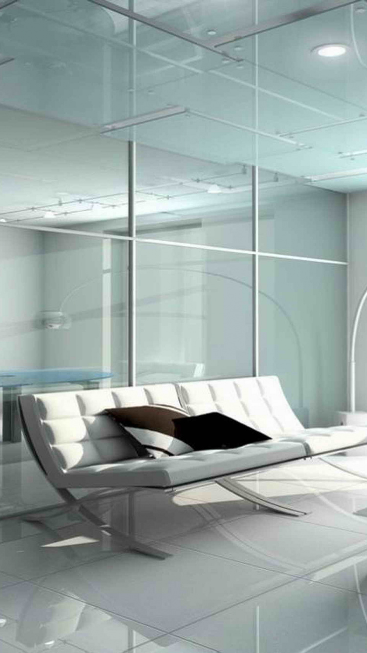 White Wooden Table Near White Wooden Chair. Wallpaper in 750x1334 Resolution