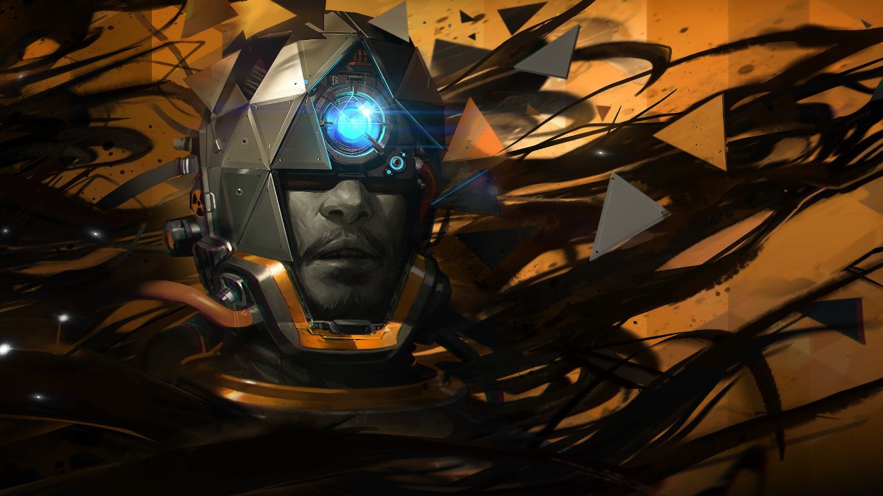 Concept Art, Kotaku, Art, Helmet, Darkness. Wallpaper in 1280x720 Resolution