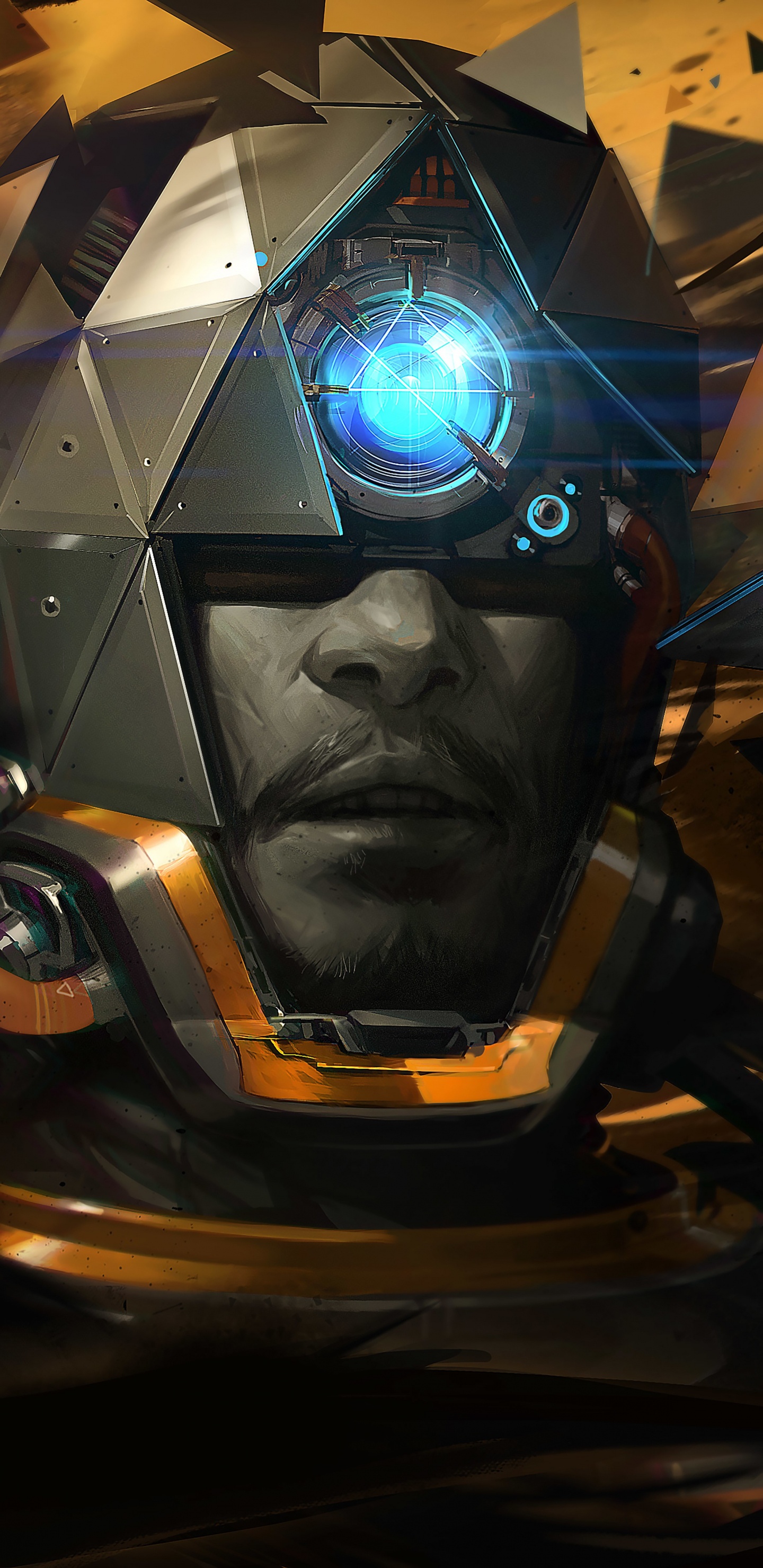 Kotaku, Kunst, Helm, Design, Kreative Kunst. Wallpaper in 1440x2960 Resolution