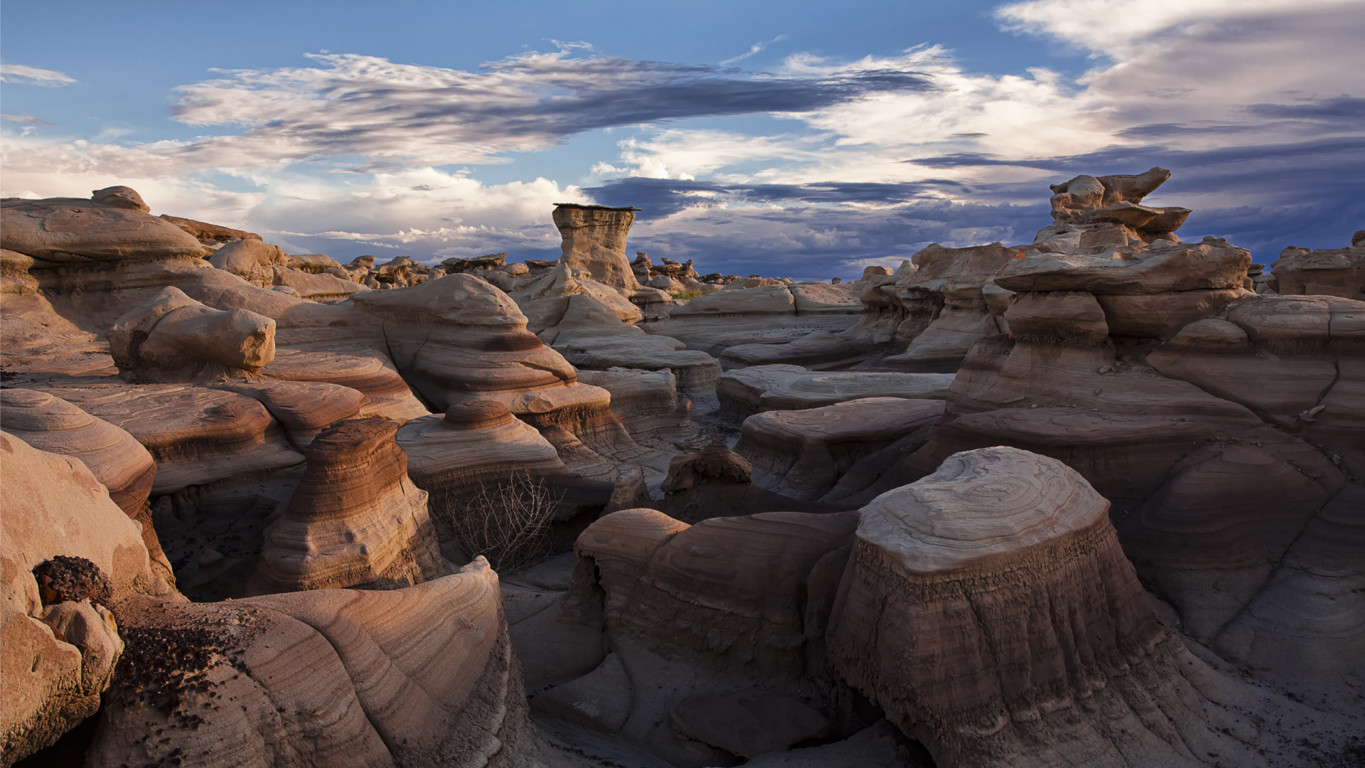 Brown Rock Formation Under Blue Sky and White Clouds During Daytime. Wallpaper in 1920x1080 Resolution