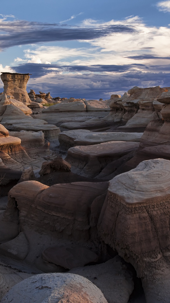 Brown Rock Formation Under Blue Sky and White Clouds During Daytime. Wallpaper in 720x1280 Resolution