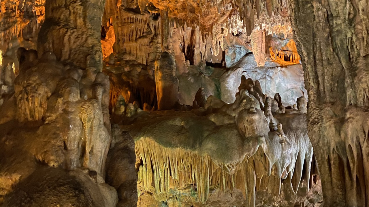 Damlata Maaras, Tropfstein, Speleothem, Damlatas Höhlen, Höhle. Wallpaper in 1280x720 Resolution