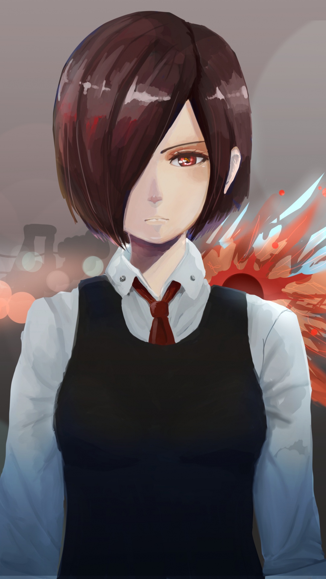 Schwarzhaariger Männlicher Anime-Charakter. Wallpaper in 1080x1920 Resolution